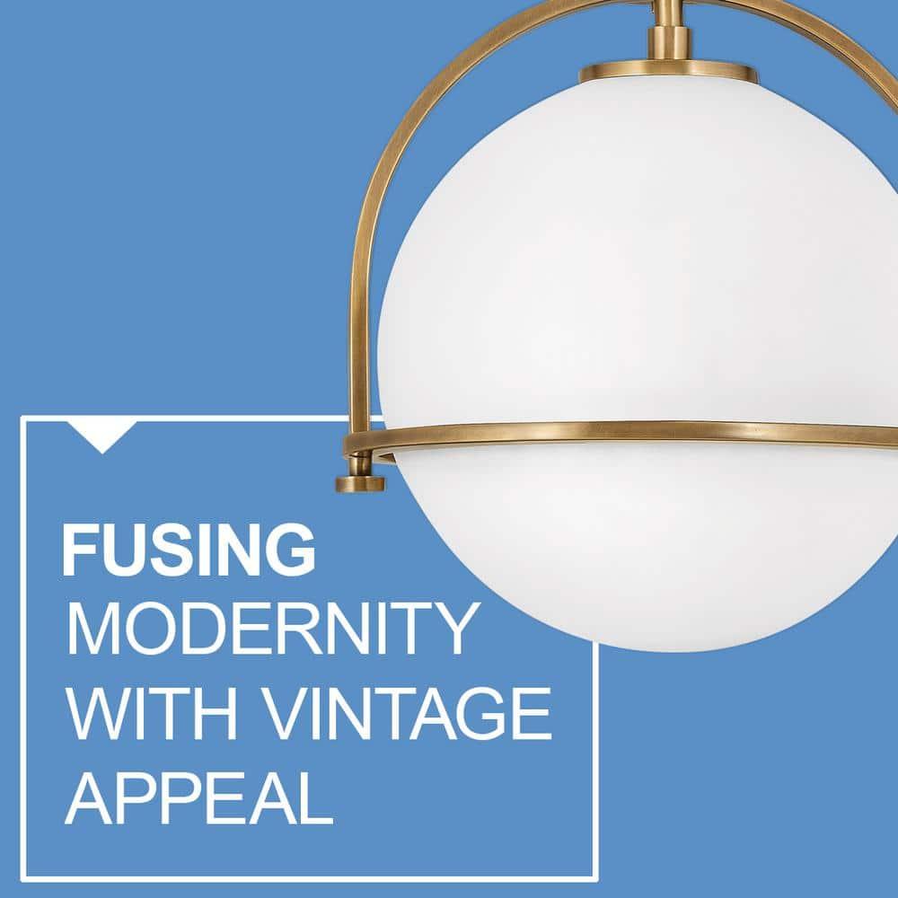 Arie Single Light Glass Dimmable Pendant