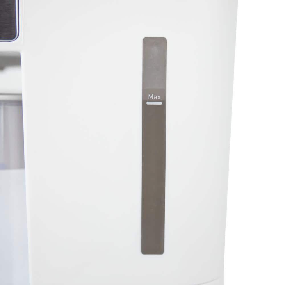HomeCraft 3-Quart White Stainless Steel Café' Ice Iced Coffee and Tea Brewing System