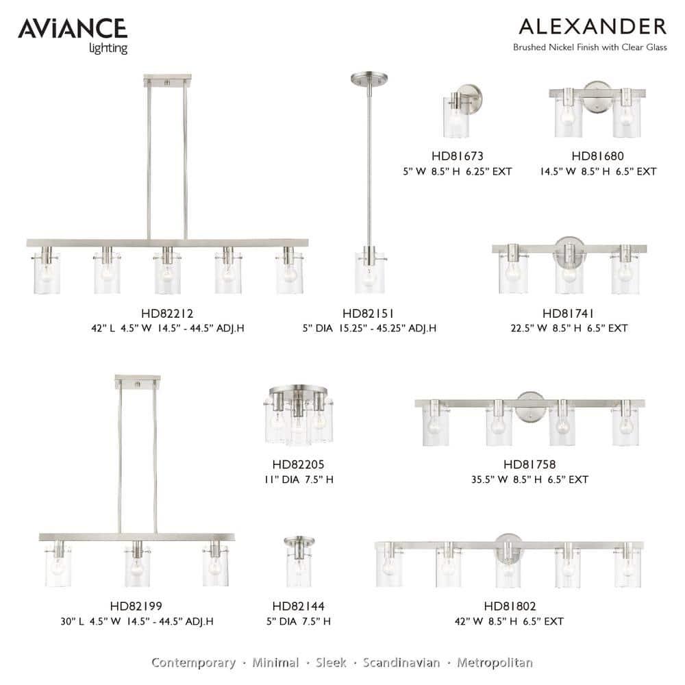 Livex Lighting Munich 1 - Light Sconce in  Brushed Nickel