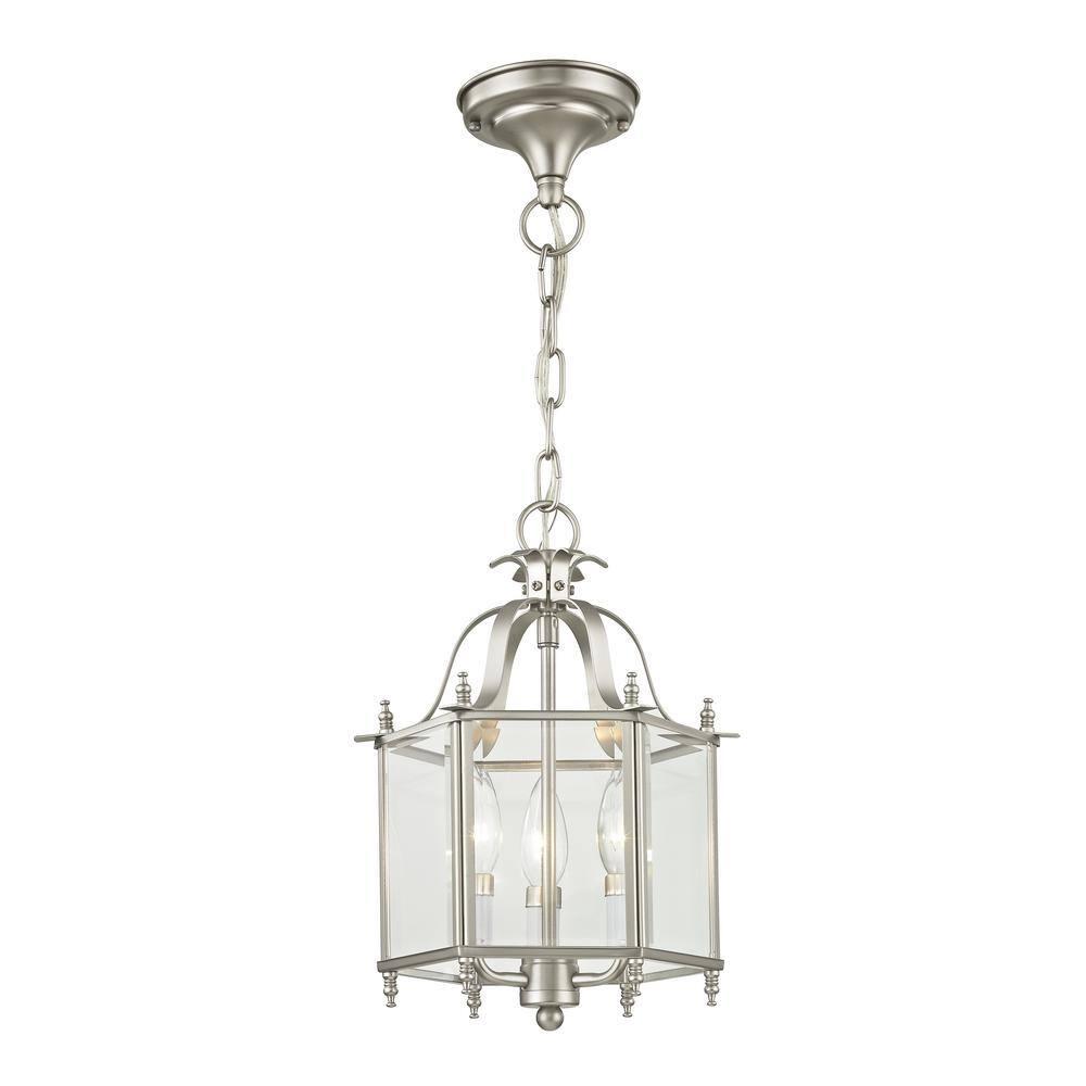 Livex Lighting Livingston 3 - Light Chandelier in  Brushed Nickel