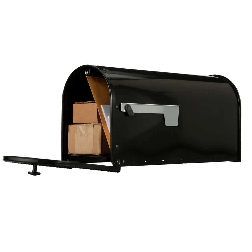 Architectural Mailboxes Edwards Post Mount Mailbox Black