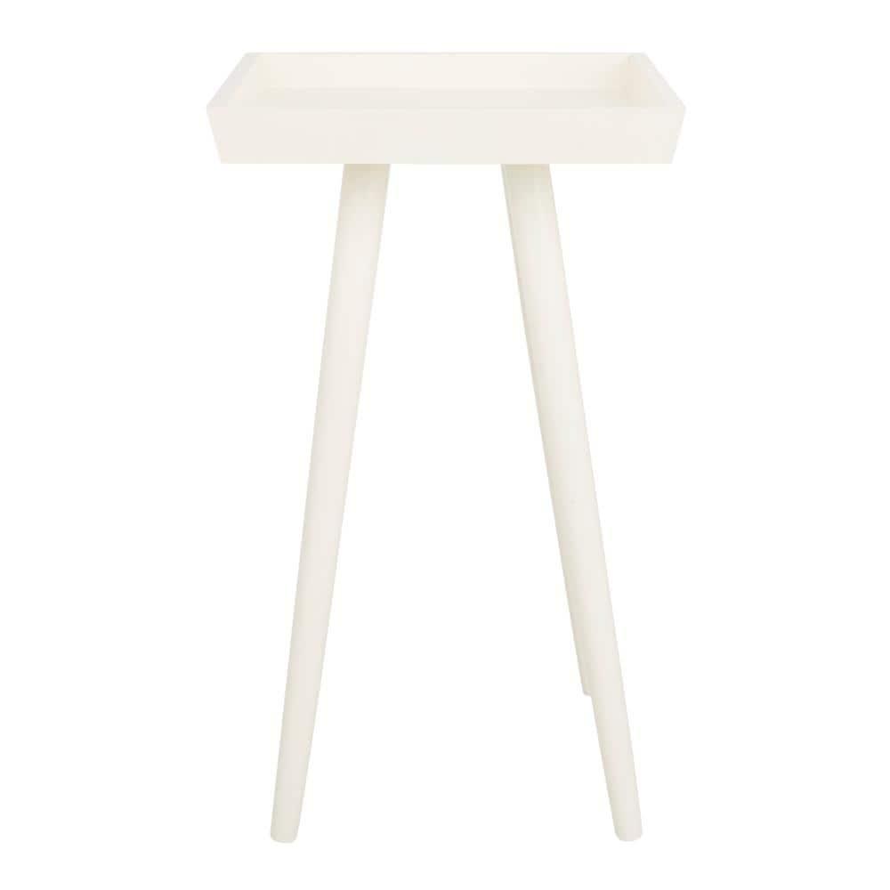 Nonie Tray Accent Table - Vintage White - Safavieh.