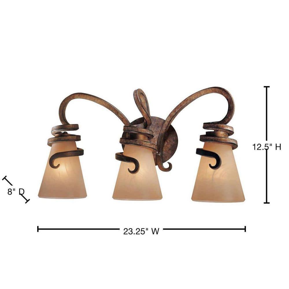 Minka Lavery - Tofino - 3 Light Transitional Bath Vanity in Transitional Style -