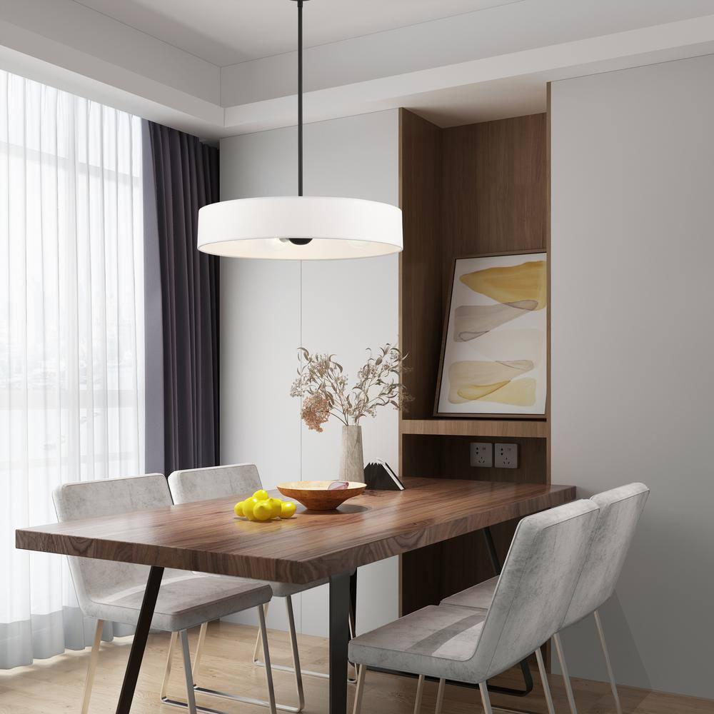 4 - Light Drum Chandelier