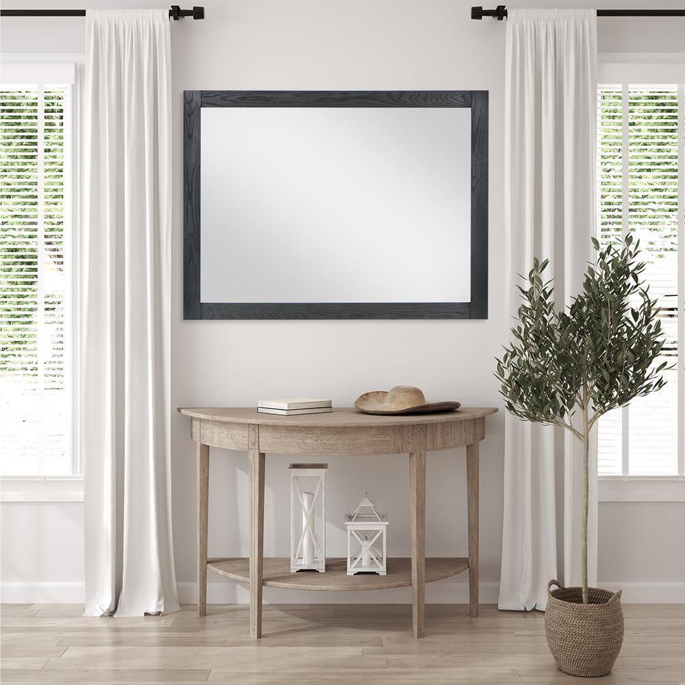 Ivy Wood Flat Wall Mirror