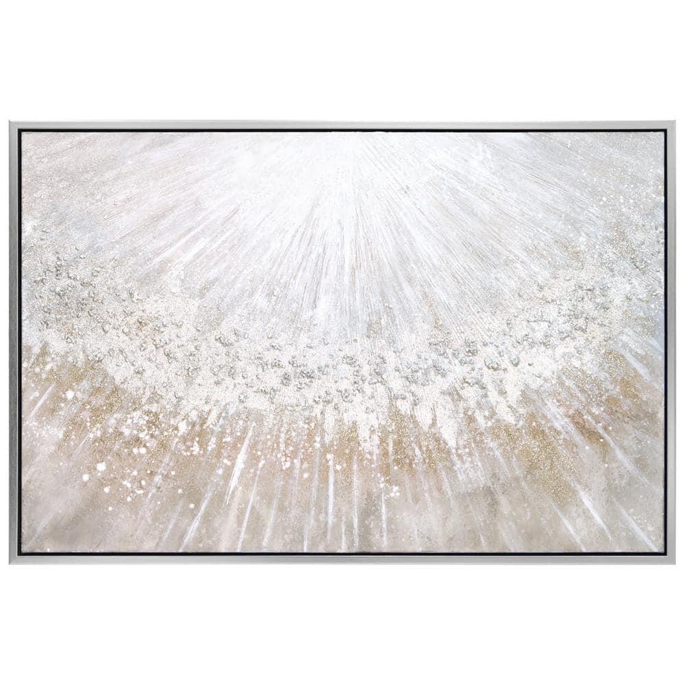 Empire Art Direct " Silver Pellets Textured Metallic " by Martin Edwards