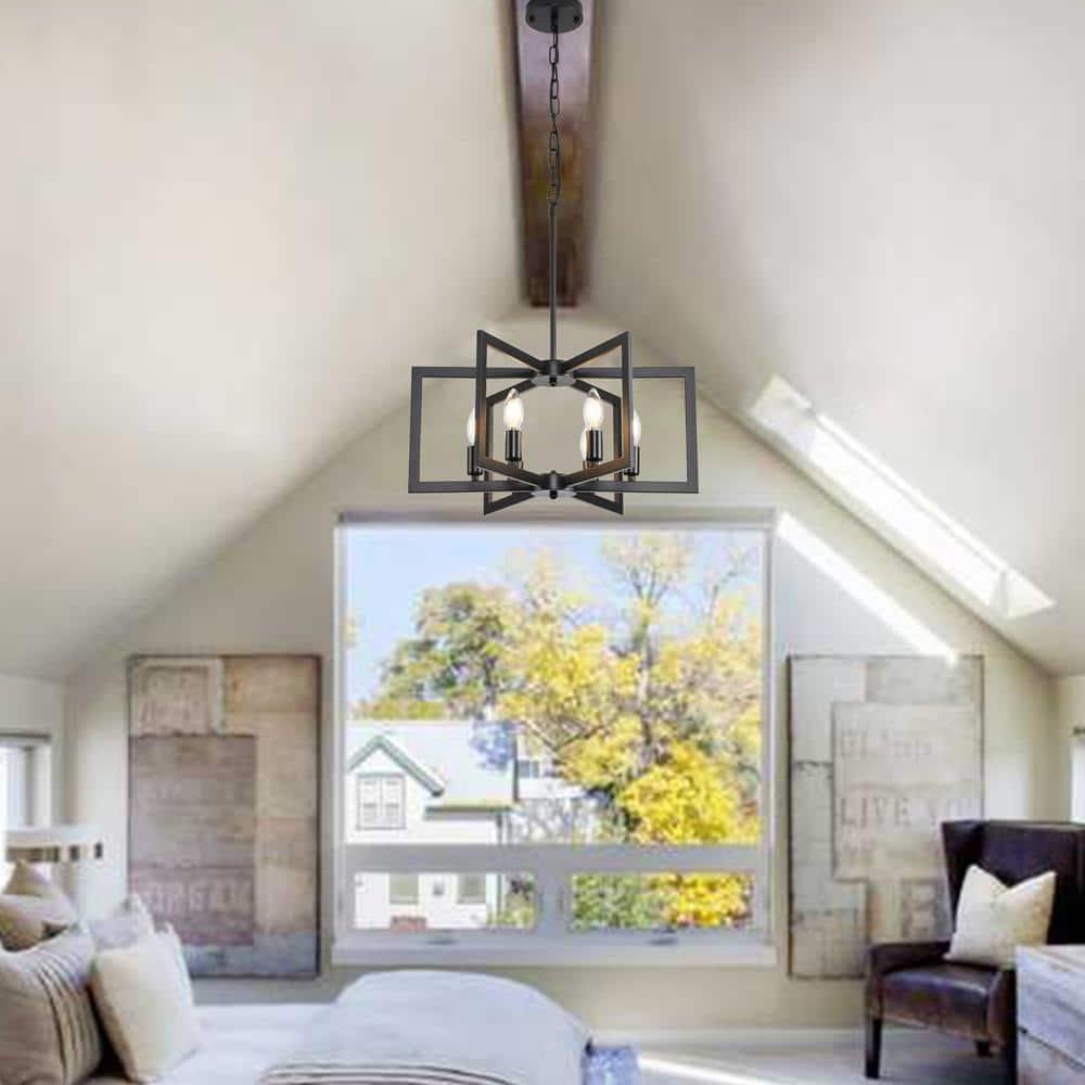 Farmhouse Black Large Chandelier Light Fixture for Dining Room,12 Light Round Matte Candle Modern Chandelier Pendant Light Fixture for Living Room Bedroom Kitchen Foyer Entryway.