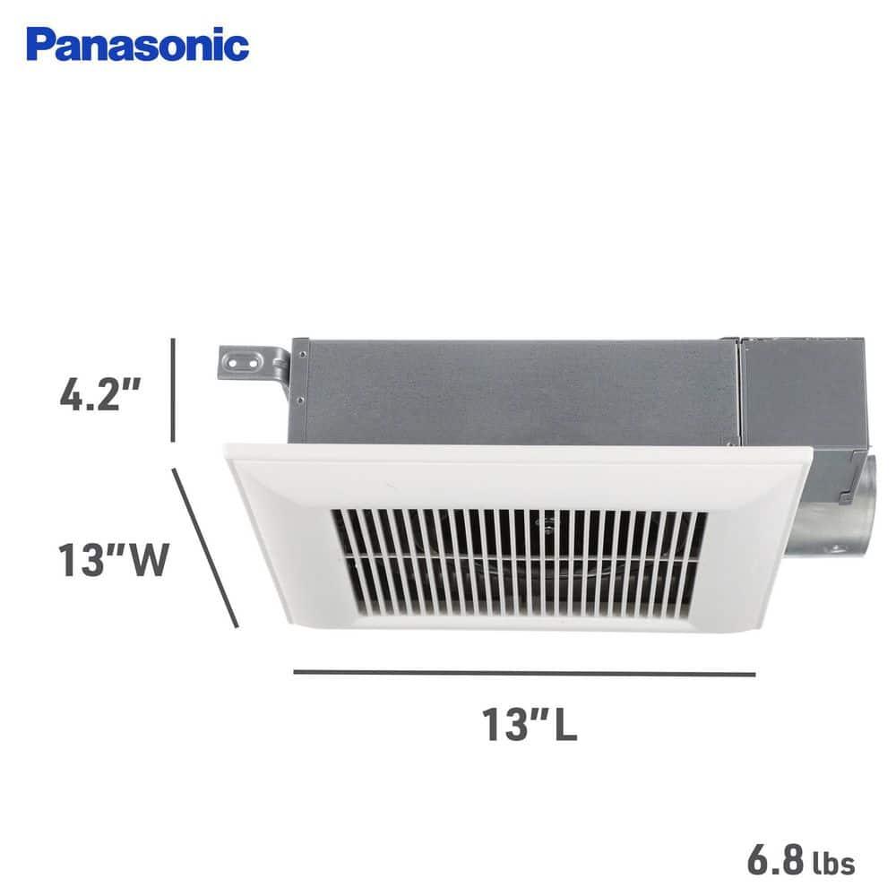 Panasonic WhisperValue Ceiling/Wall Mount Bathroom Exhaust Fan, 50-80-100 CFM, FV-0510VS1