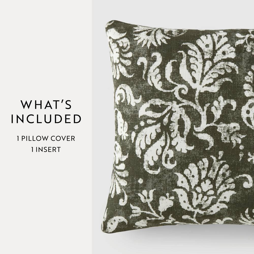Becky Cameron Cotton Throw Square Pillow Cover & Insert
