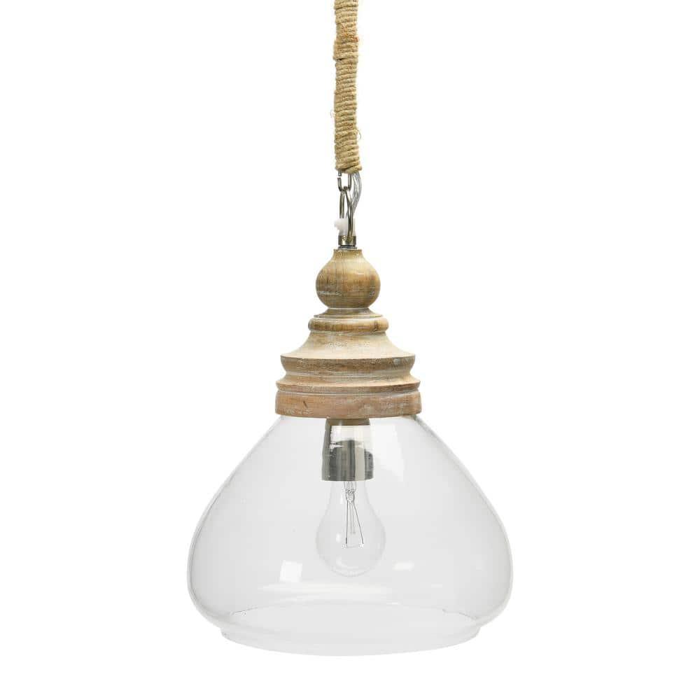 Bellantoni Distressed Mango Wood Ceiling Light