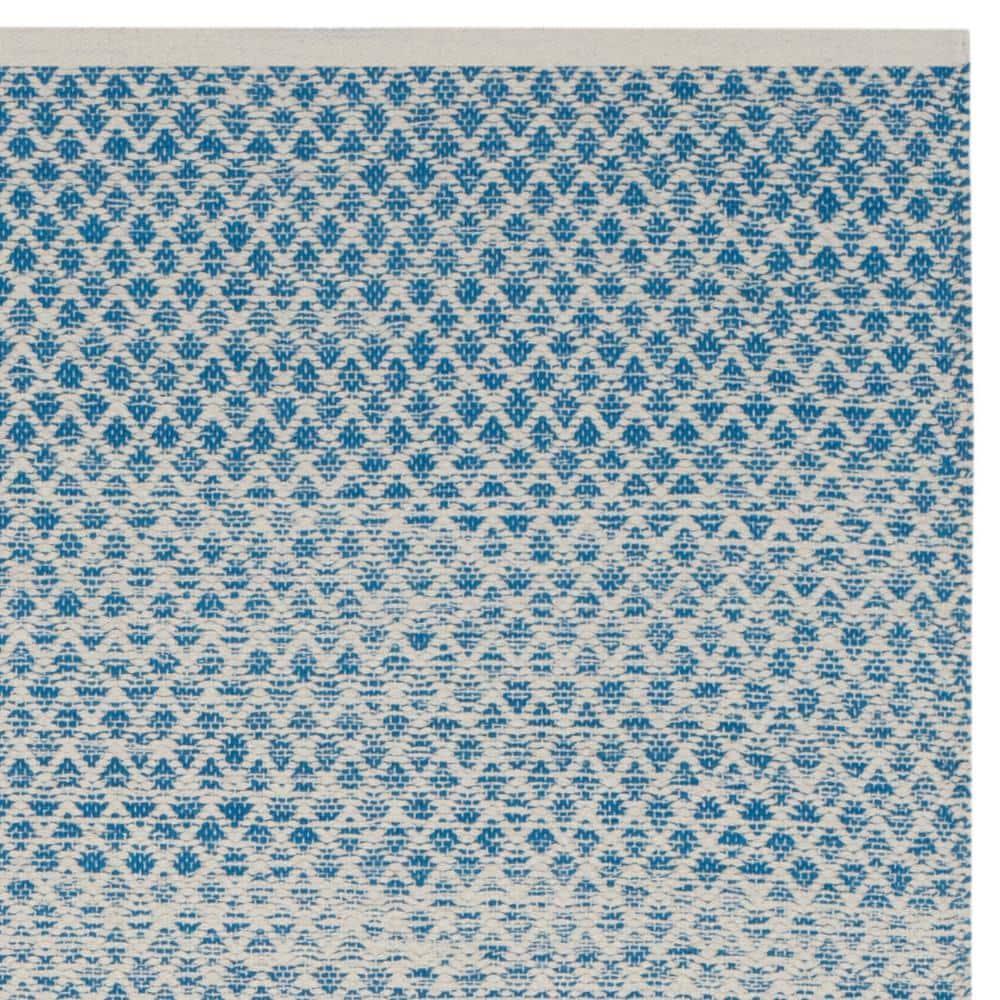 Montauk MTK601 Hand Woven Indoor Area Rug - Blue/Ivory - 4'x6' - Safavieh.
