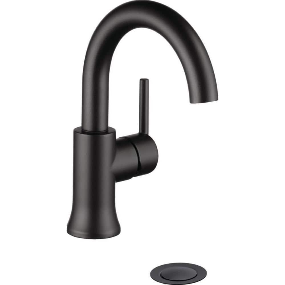 Trinsic Single Hole Bathroom Faucet with Drain Assembly, Single Handle Bathroom Sink Faucet