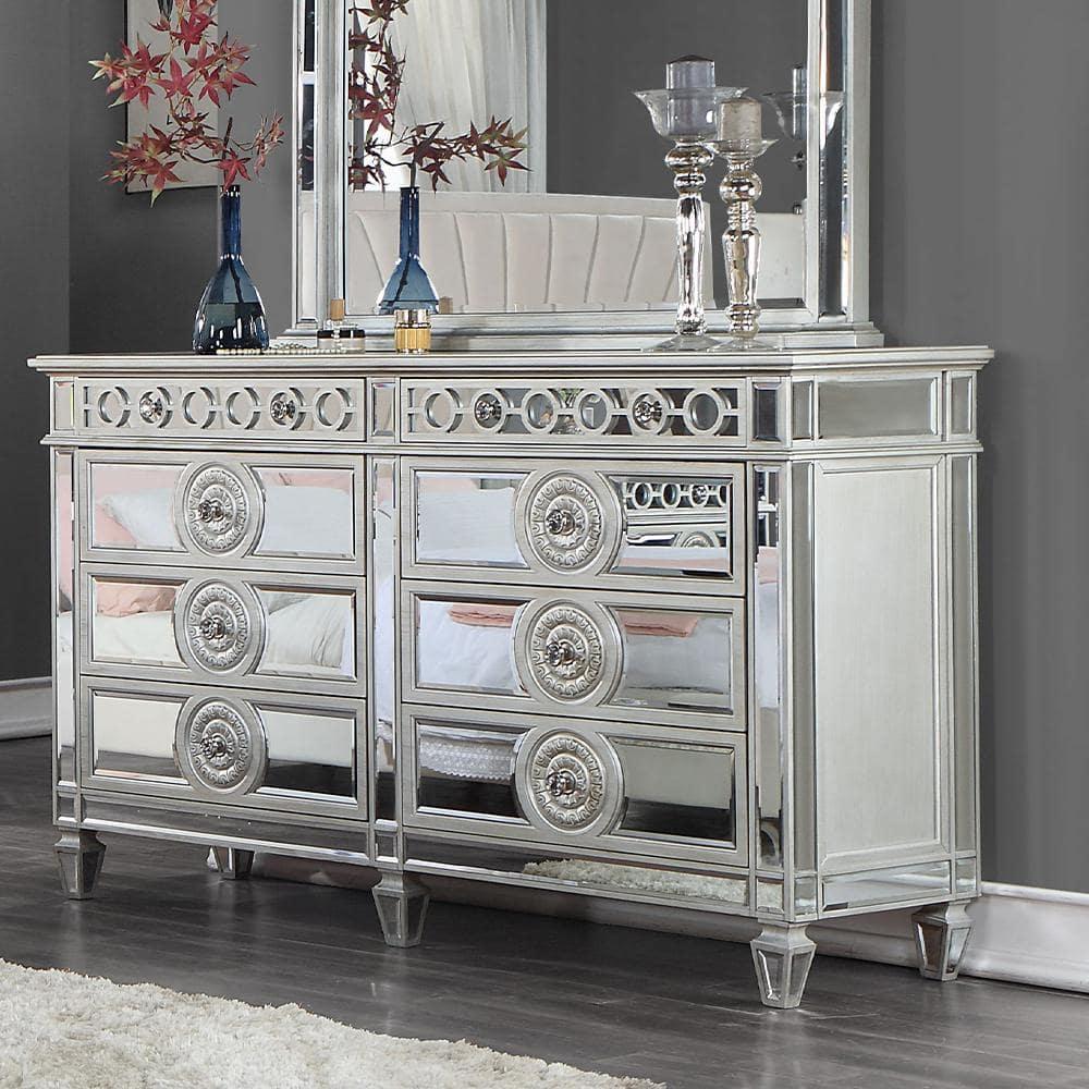 Acme Furniture Varian Dresser, Mirrored