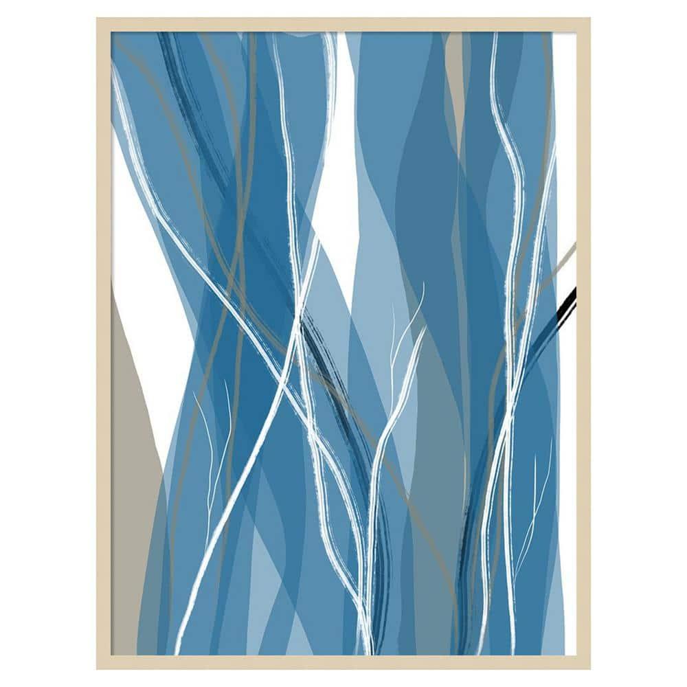 Amanti Art 31"x41" Sea Meadow III by Jim Schlotzhauer Wood Framed Wall Art Print