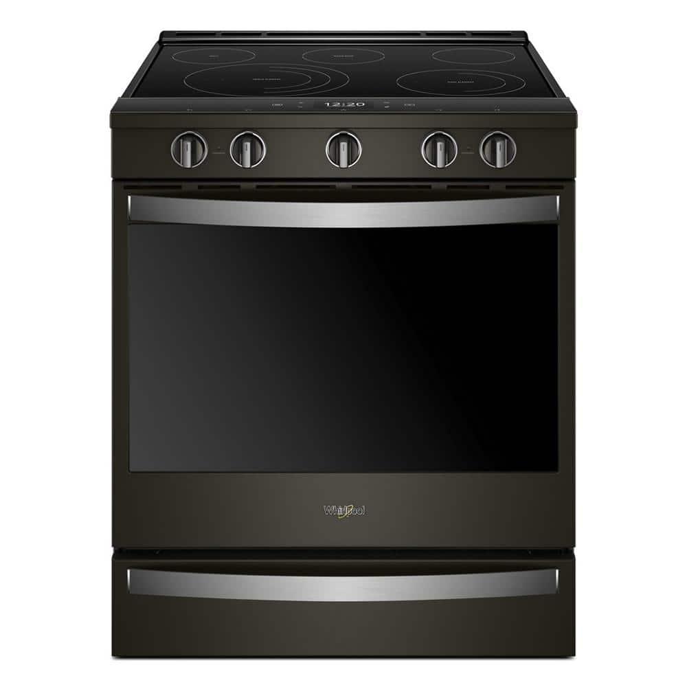 WHIRLPOOL WEE750H0HV slide in electric range