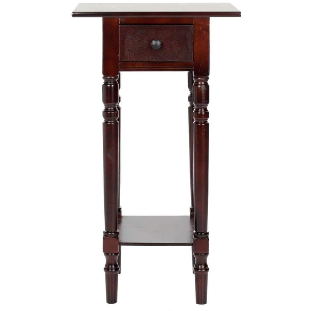 Sabrina End Table - AMH5704D - Dark Cherry - Safavieh Couture