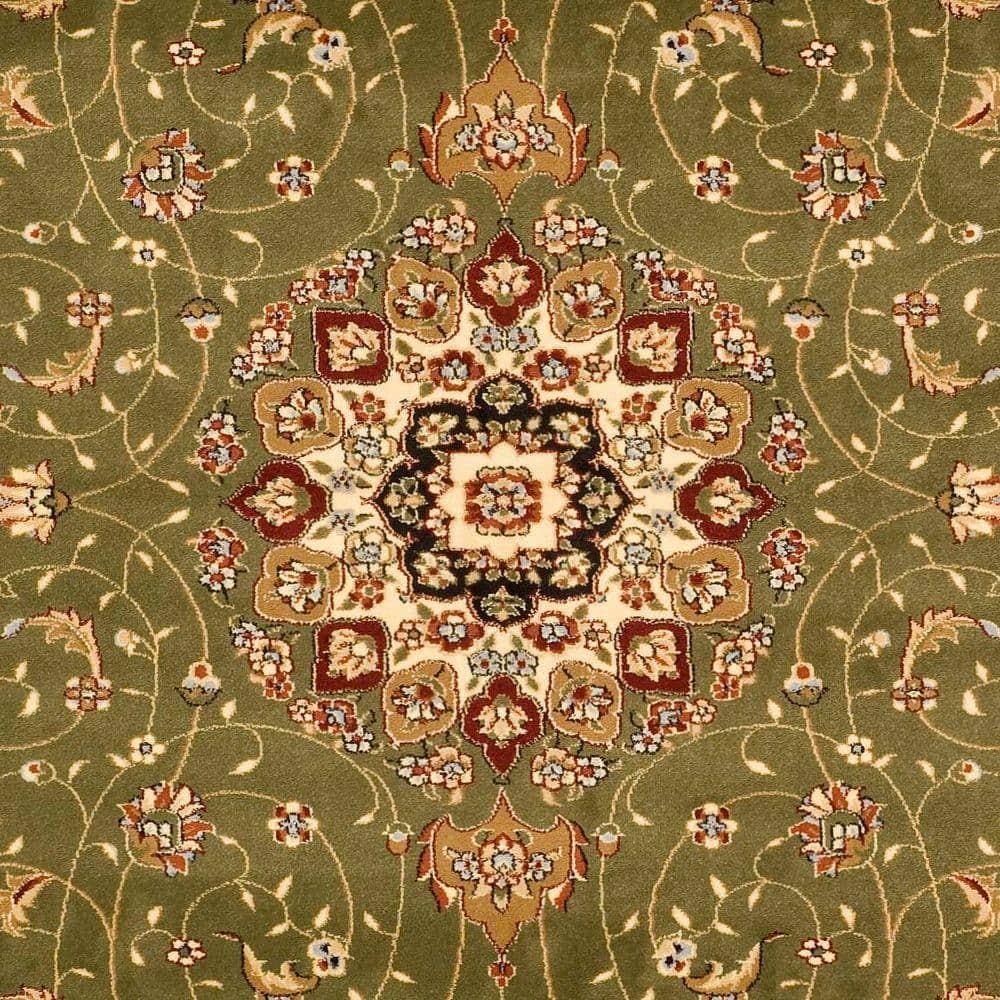 Lyndhurst LNH329 Power Loomed Area Rug - Sage/Ivory - 5'3"x7'6" - Safavieh.
