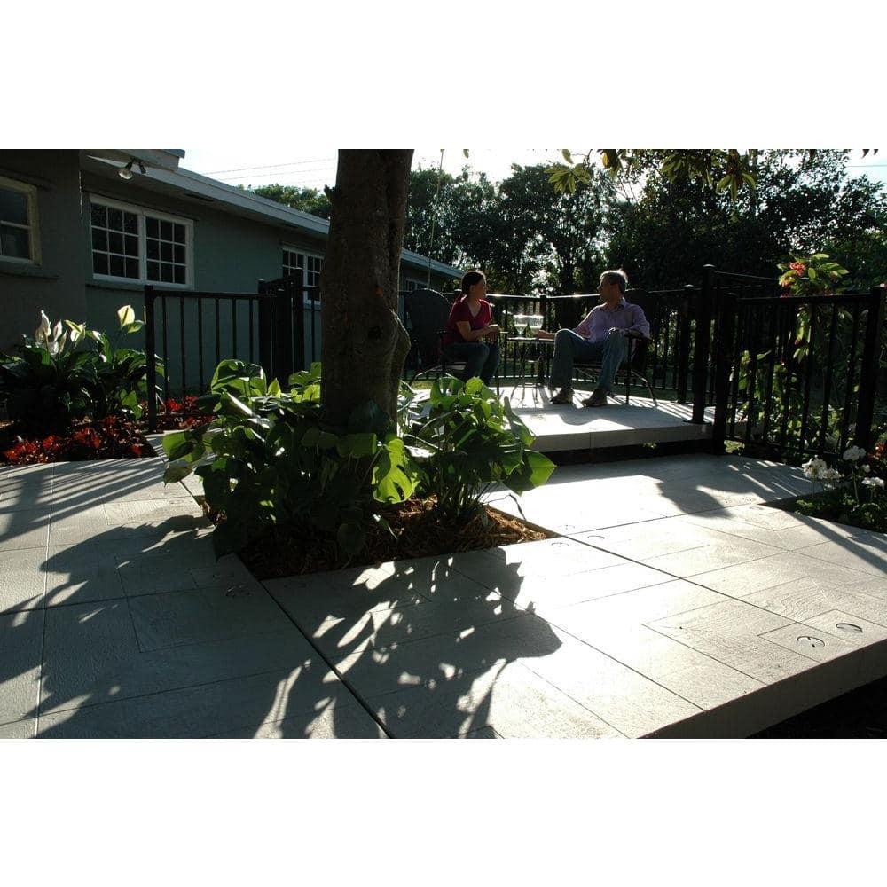 120'' x 120'' Composite Patio Deck Tile Starter Kit