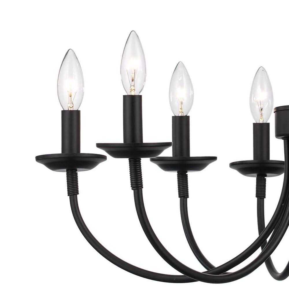 Trans Globe Lighting - Four Light Chandelier-Brushed Nickel Finish