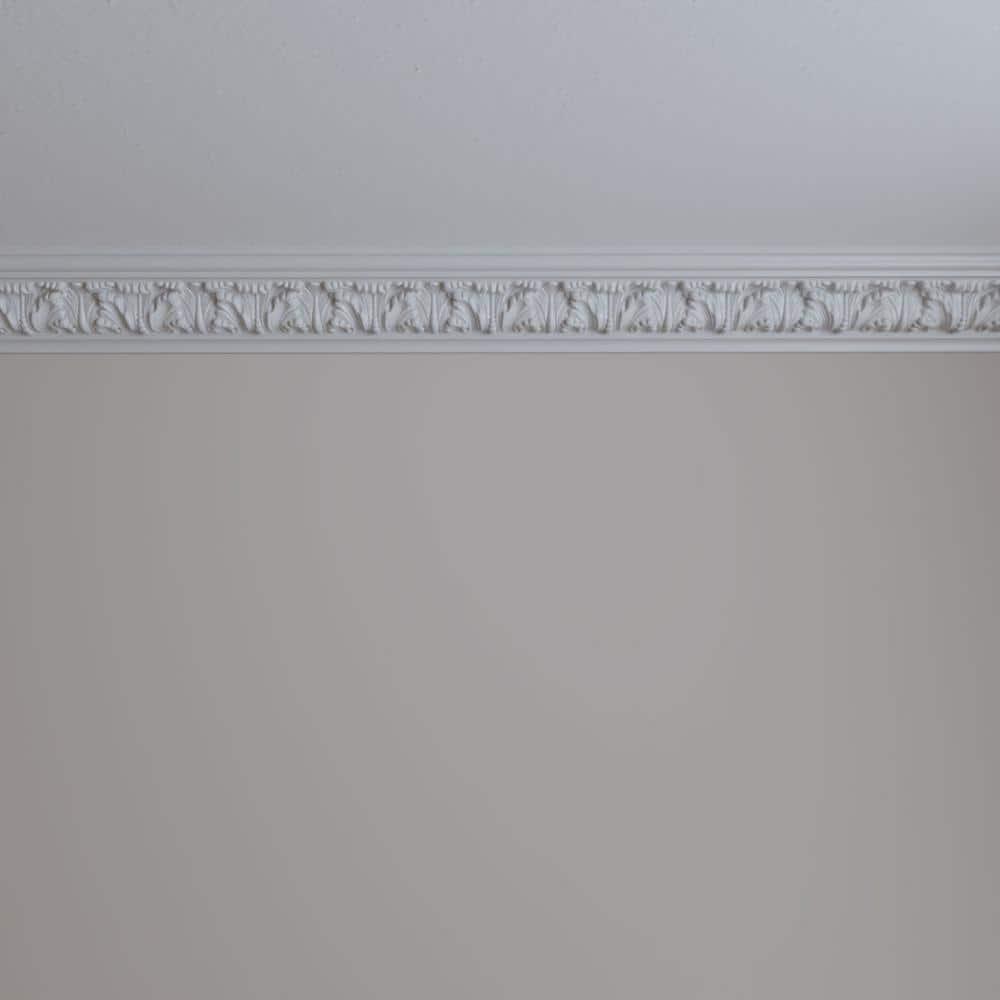 Ekena Millwork SAMPLE - Colton Acanthus Crown Moulding, 3 1/4"H x 3 1/2"P x 4 7/8"F x 12"L, (4 7/8" Repeat)