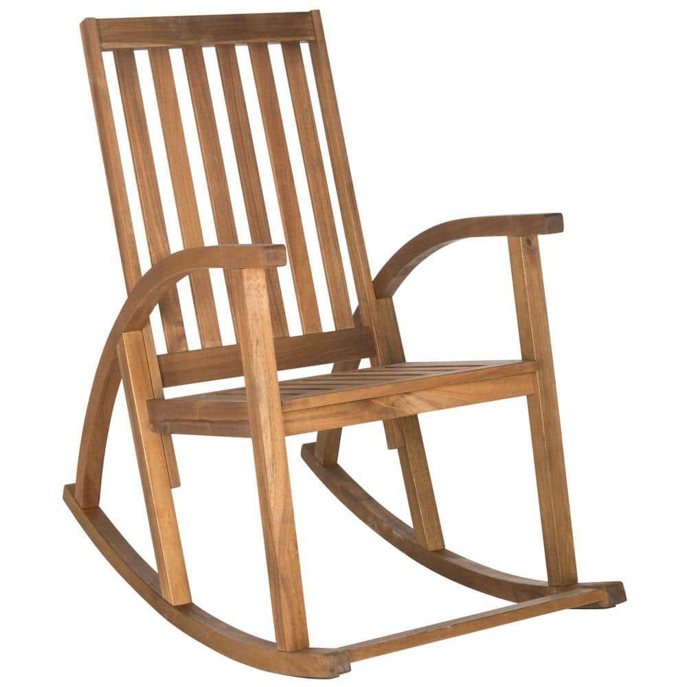 Clayton Rocking Chair Indoor/Outdoor - PAT7003 - Teak - Safavieh