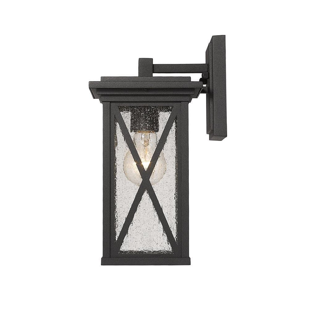 Z-Lite Brookside 1 - Light Wall Light in  Black