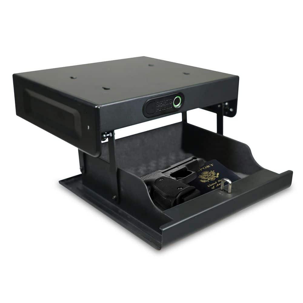 Home Defense Quick Access Drop Action Gun Safe with Biometric Lock