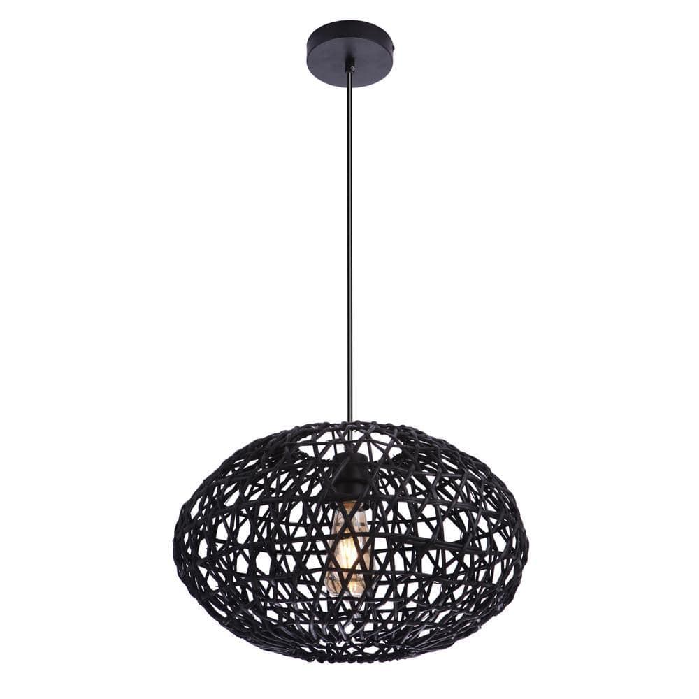 Craftmade Lighting 1 - Light Pendant in  Flat Black