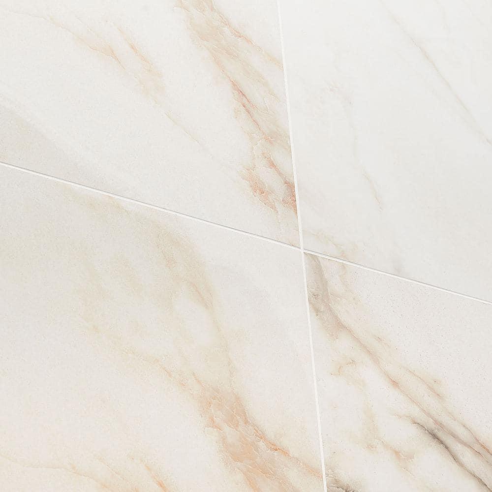 Bond Tile 12" x 24" Polished Marble Look Porcelain Floor and Wall Tile