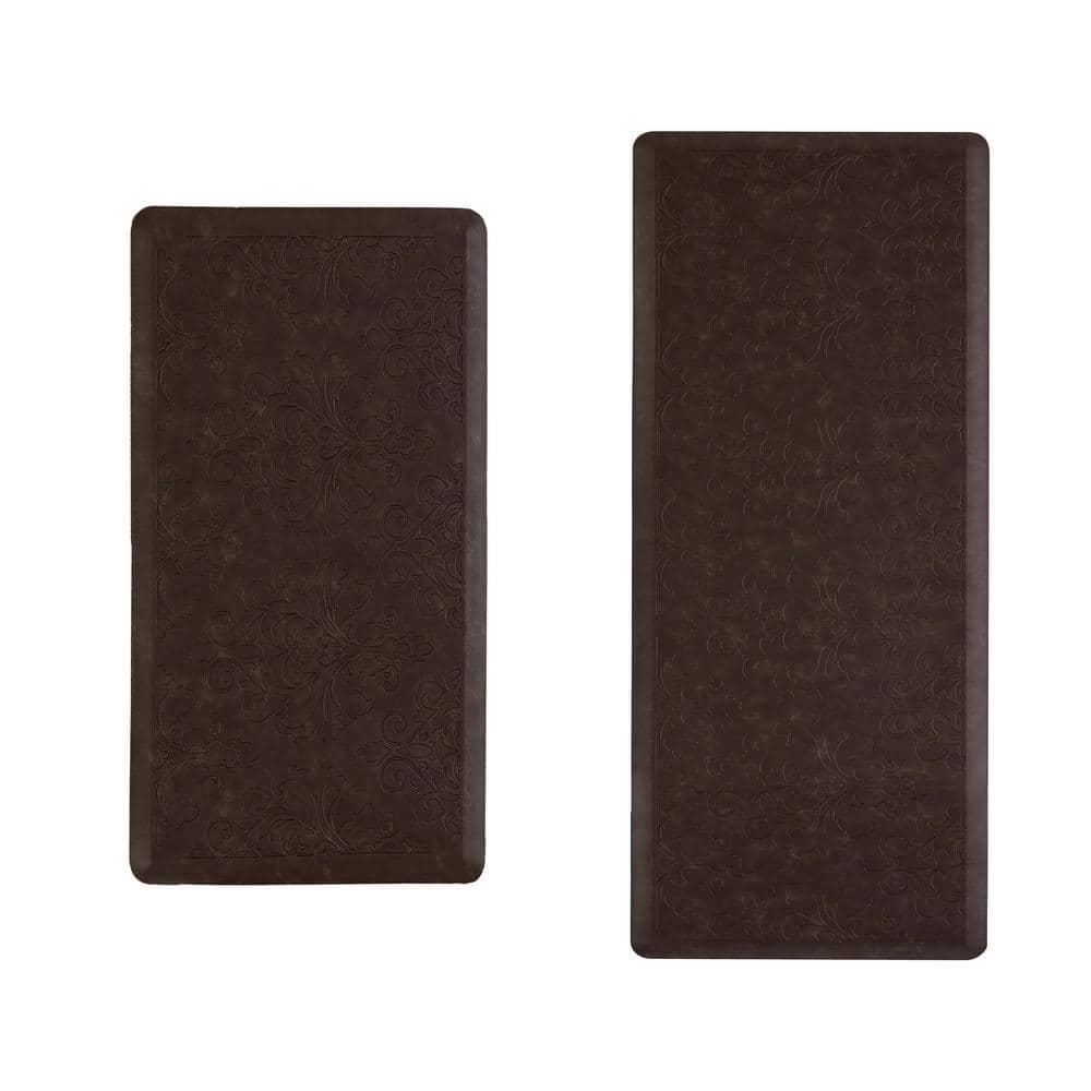 Chef Gear Embossed Soothing Comfort Anti-Fatigue Mat Set