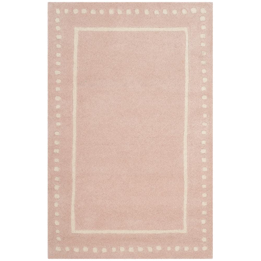 Bella BEL151 Hand Tufted Accent Rug - Light Pink/Ivory - 2'6"x4' - Safavieh.