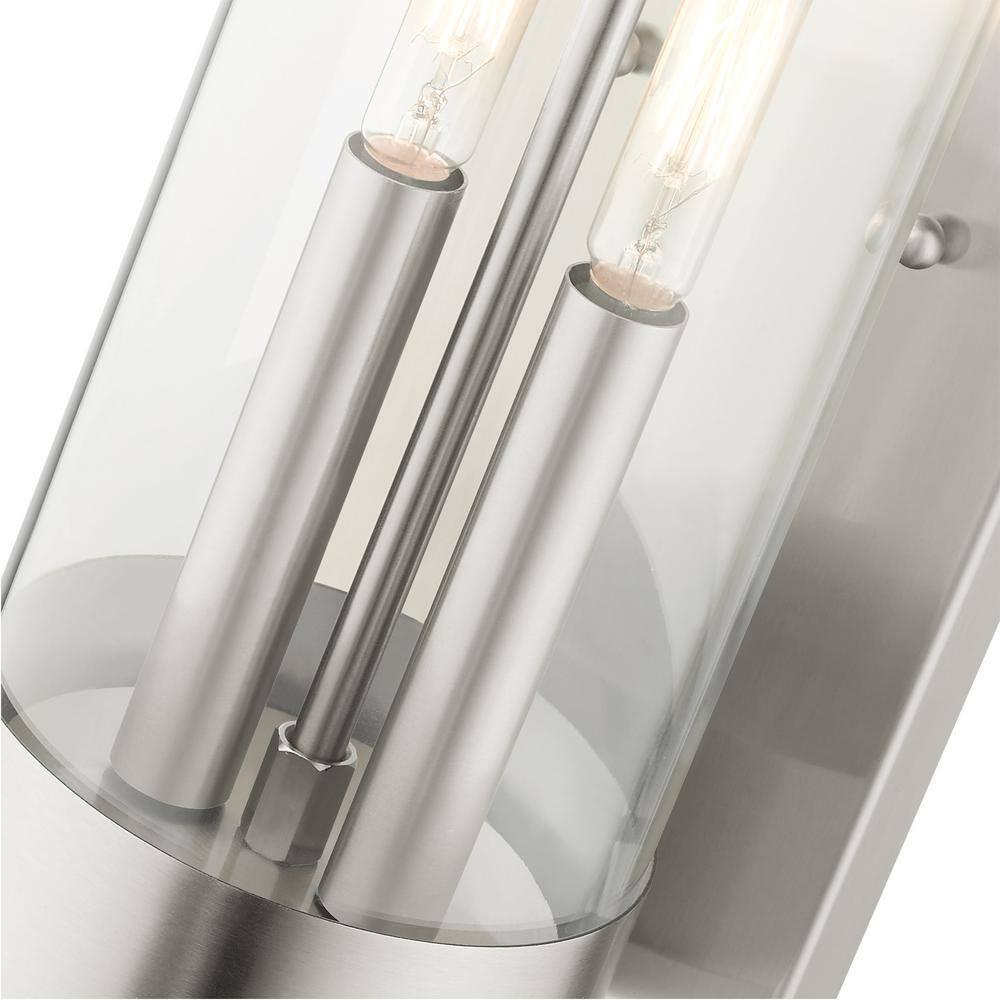 Livex Lighting Hillcrest 2 - Light Wall Light in  Brushed Nickel