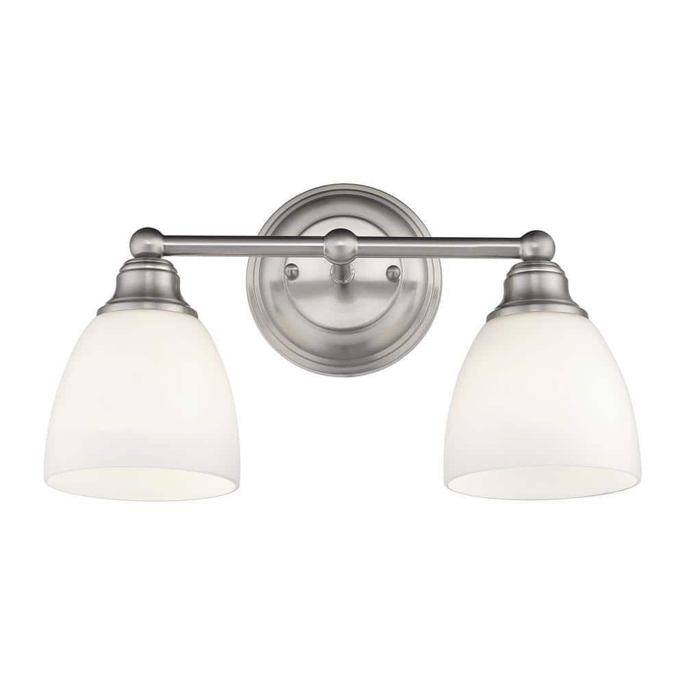 Livex Lighting Somerville 2 - Light Vanity in  Brushed Nickel