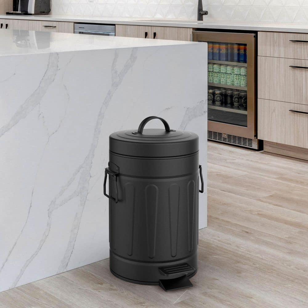 Innovaze Metal Step On Kitchen Trash Can - 3.2 Gallons