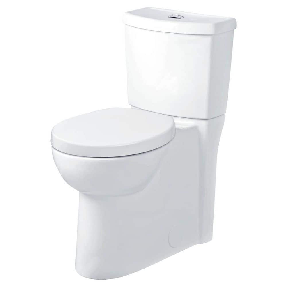 American Standard 2795204.020 American Standard Studio 1.6 Gallons GPF Round Comfort Height Floor Mounted Kit (Seat Included)