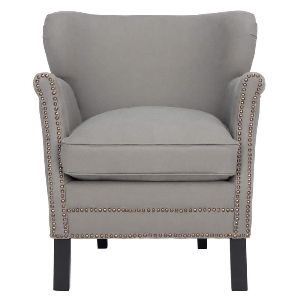 SAFAVIEH Jenny Arm Chair With Silver Nail Head Royal Blue