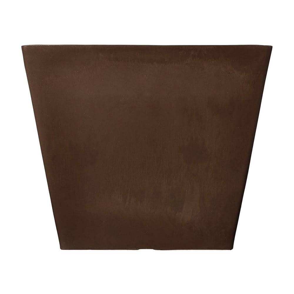 Modern Square Eco-Friendly Planter - 12" Rust & Weather Resistant