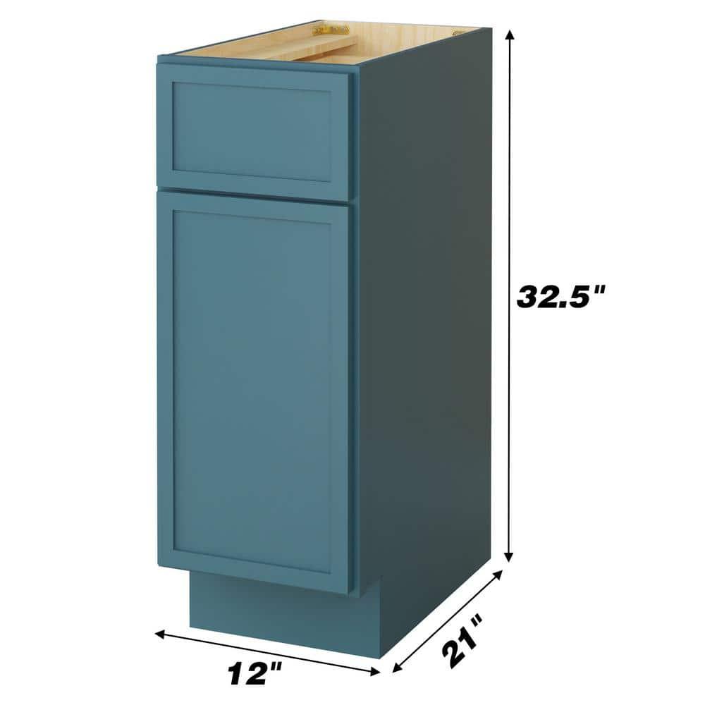 12" W Birch Plywood Freestanding Single Base Storage Cabinet
