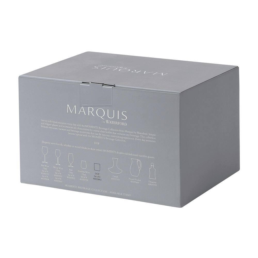 Marquis by Waterford Marquis by Waterford Moments 13 oz. Crystal Drinking Glass (Set of 4)