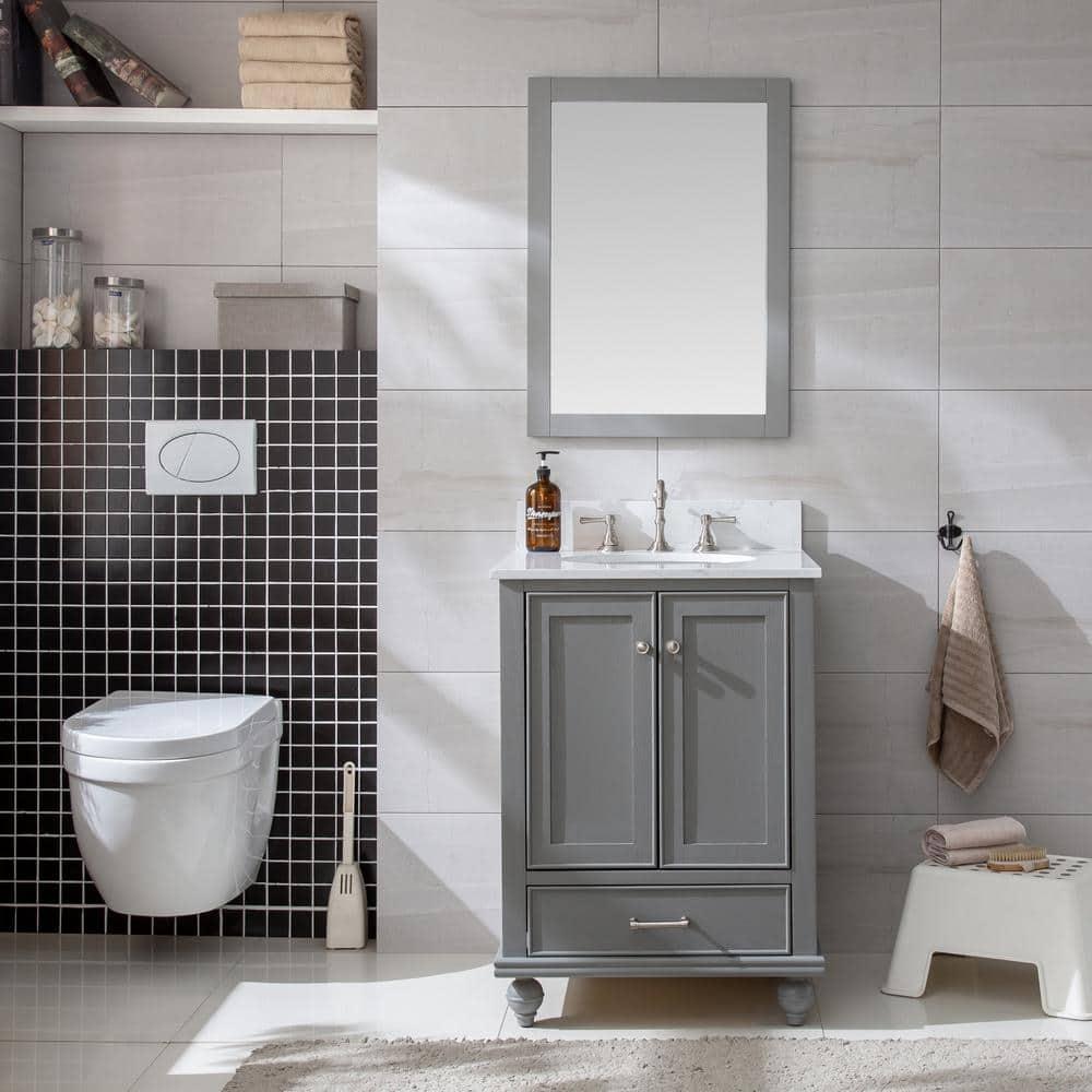 Melissa 30" Single Vanity - Grain White