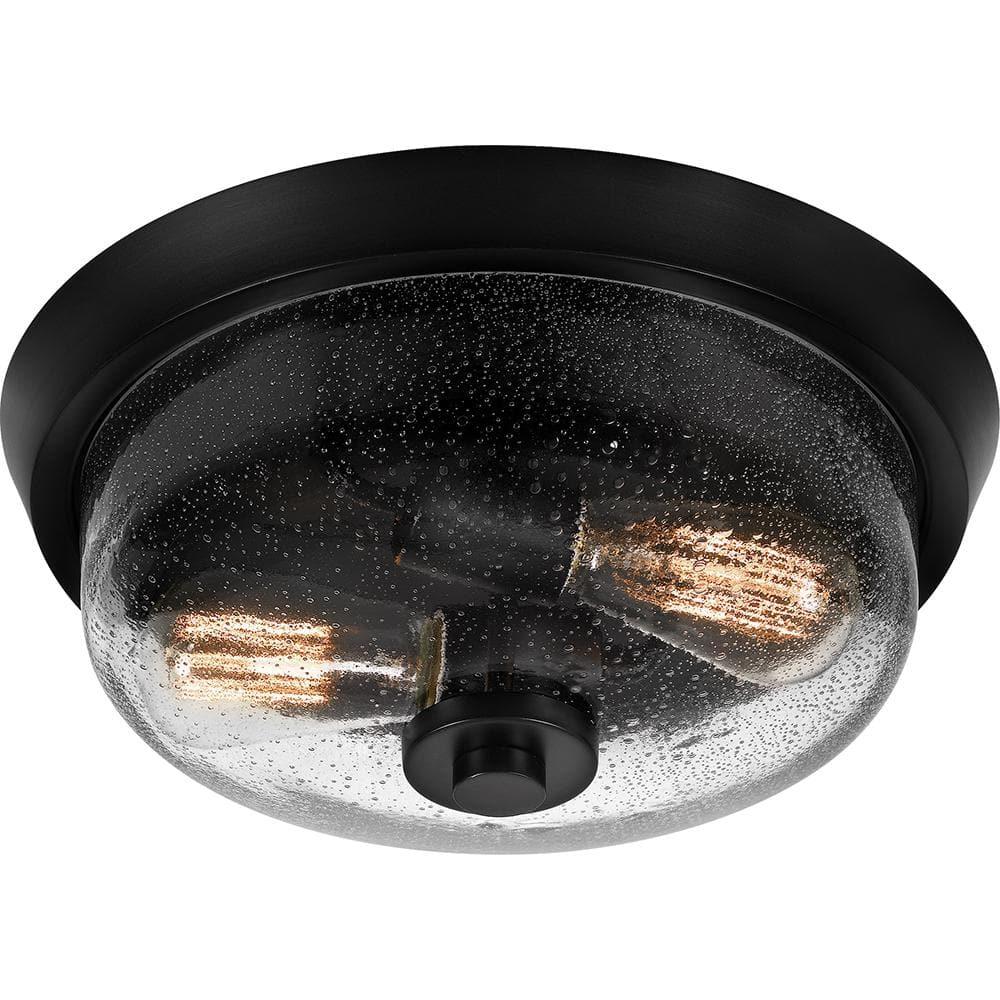 Quoizel Lighting Radius 2 - Light Flush Mount in  Earth Black