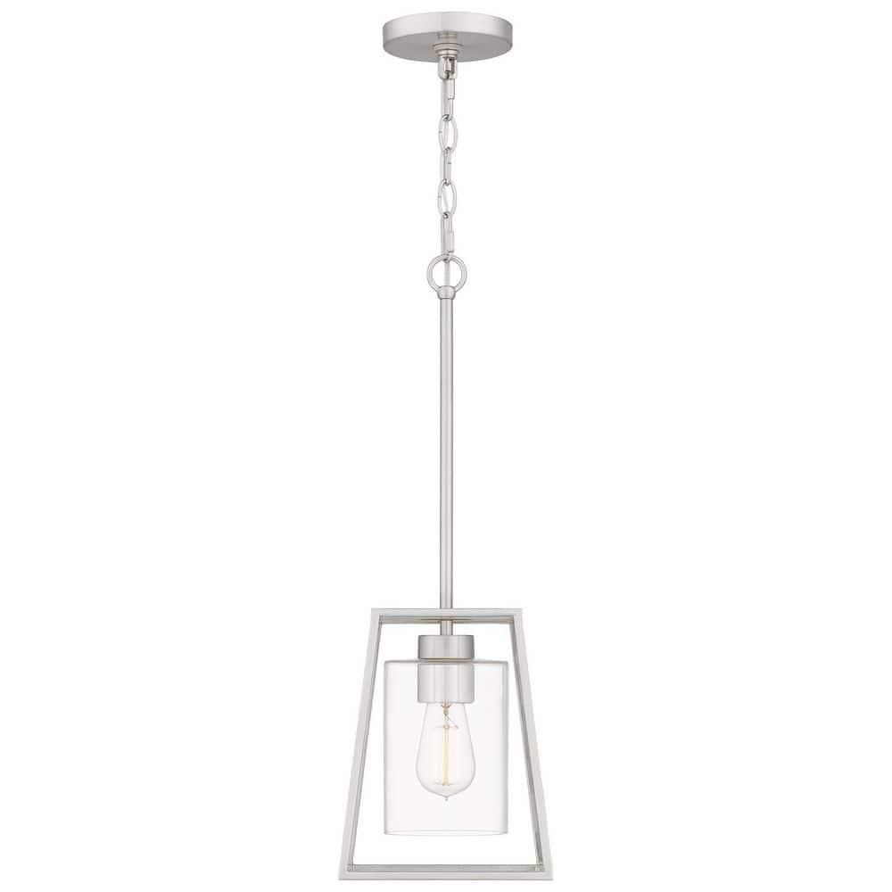 Quoizel Lighting Prescott 1 - Light Pendant in  Brushed Nickel