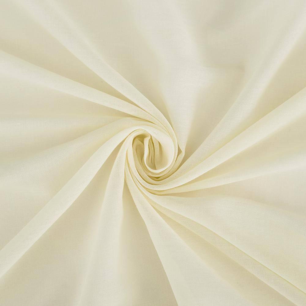 50"x96" Archaeo Sheer 100% Cotton Curtain Panel Cream