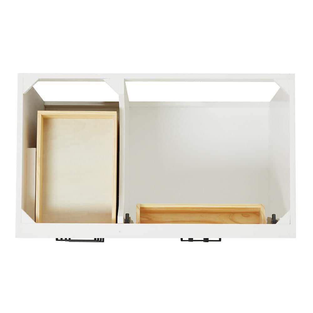 Ariel T036srcqovo Hepburn 36" Free Standing Single Basin Vanity Set - White