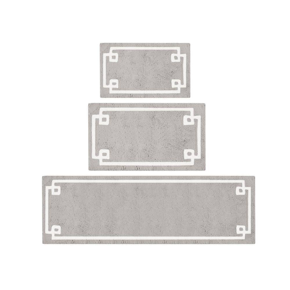 Madison Park 100% Cotton Tufted Bath Rug with Non-Slip Backing