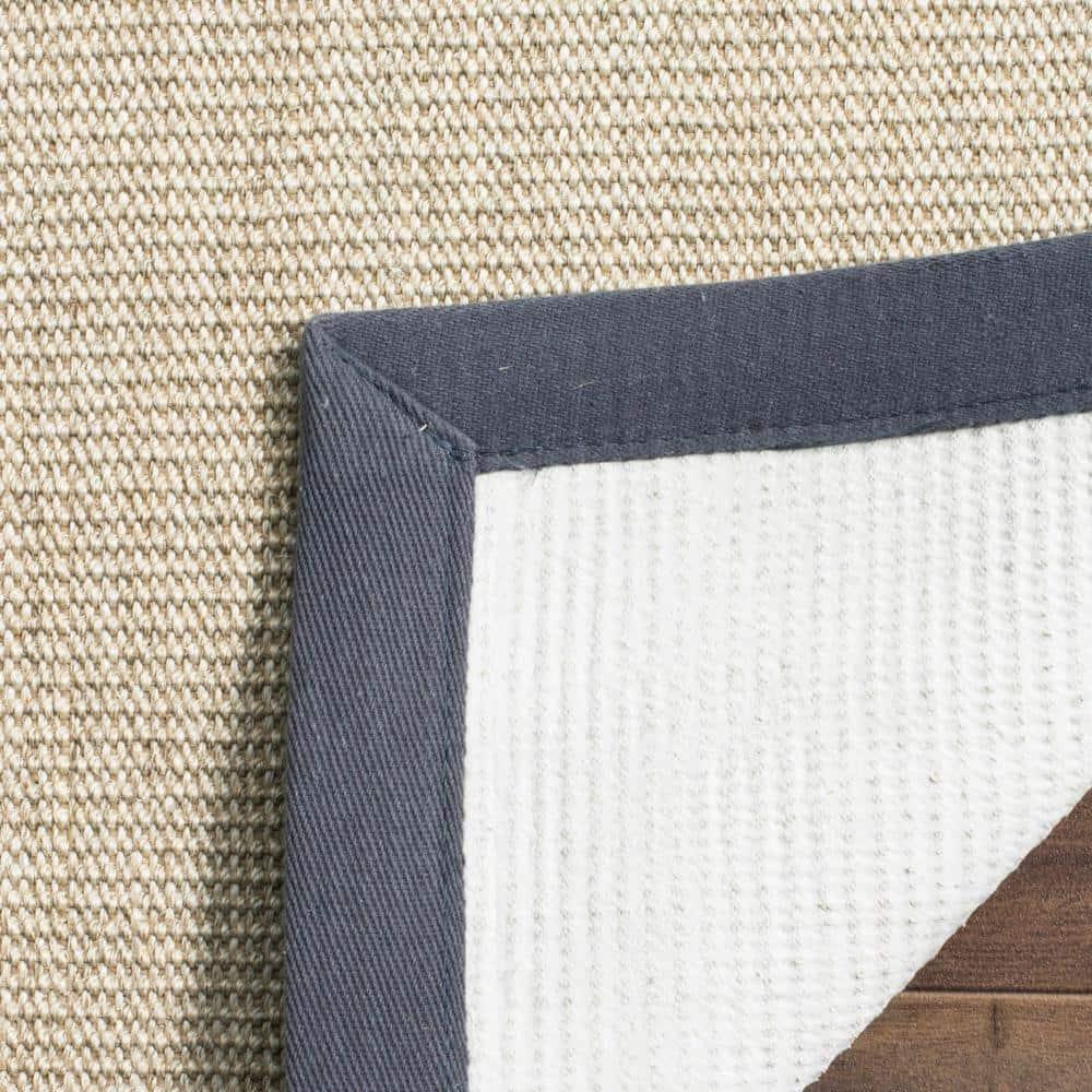 Natural Fiber NF441 Power Loomed Indoor Area Rug - Marble/Grey - 4'x4' - Safavieh