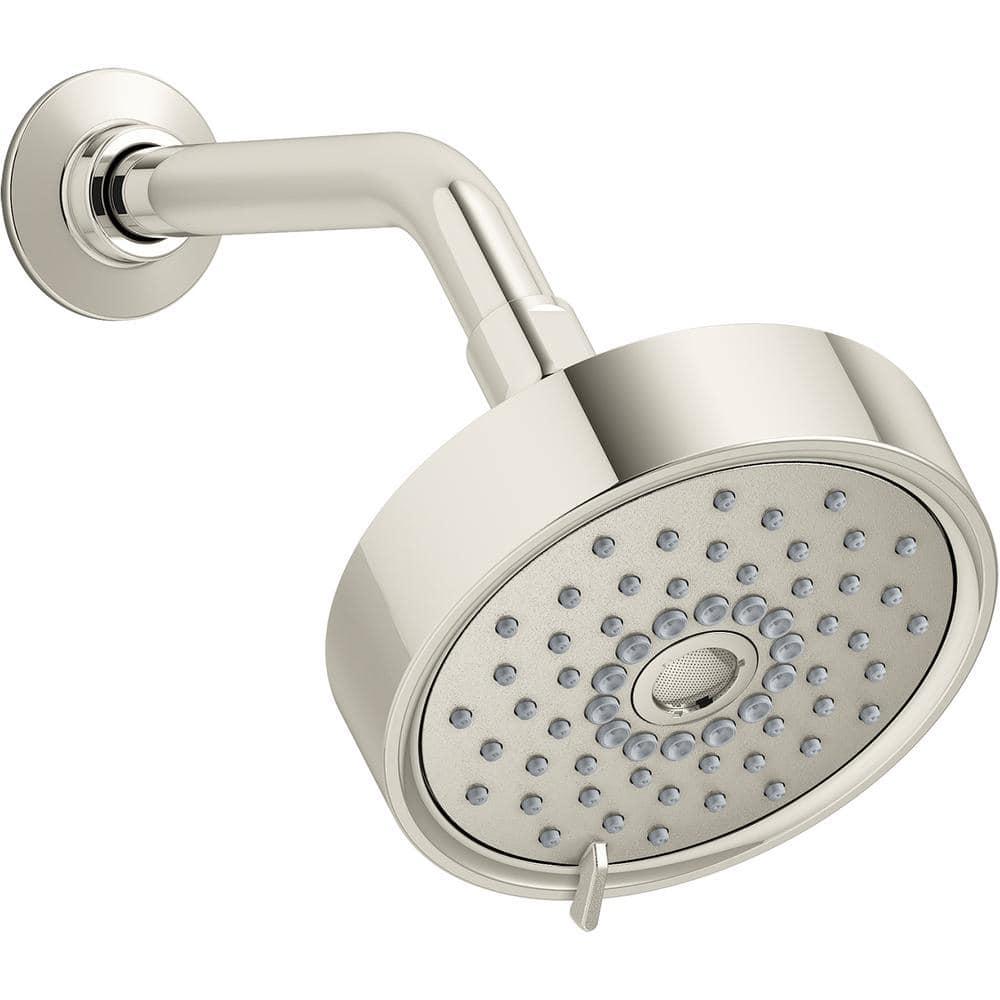 Kohler Purist 2.5 Gpm Multifunction Wall Mount Showerhead, Three Spray Settings, 5.5" High Pressure Spray Head
