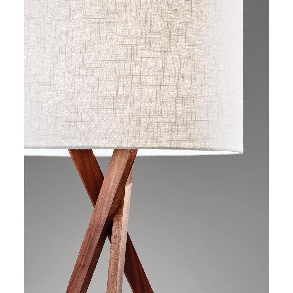 Harcourt Solid Wood Tripod Lamp