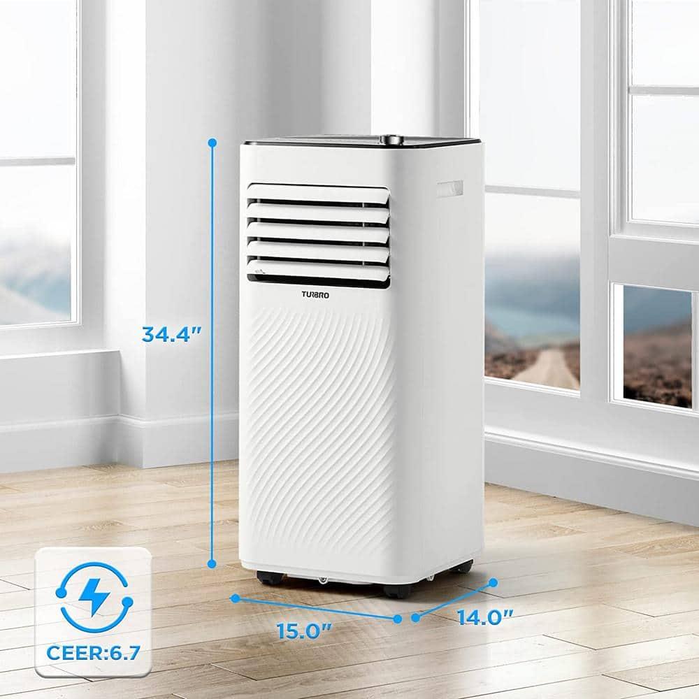 TURBRO TURBRO Portable Air Conditioner, Dehumidifier and Fan, 3-in-1 Floor AC Unit, Remote Included