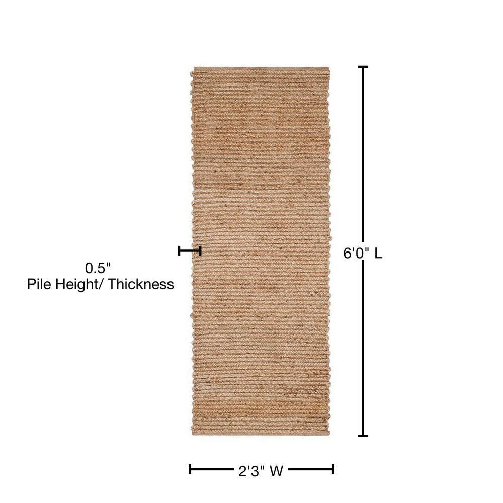 Cape Cod CAP355 Hand Woven Runner Rug - Natural - 2'3"x6' - Safavieh.